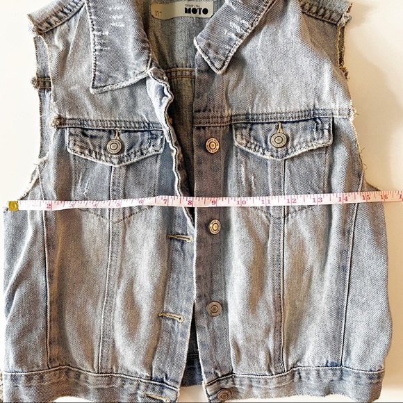 𝅺💝(3/$25) Topshop Denim Vest - Picture 6 of 7
